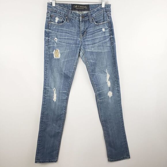 CULT of Individuality Distressed Jeans Size 27 - Picture 1 of 5